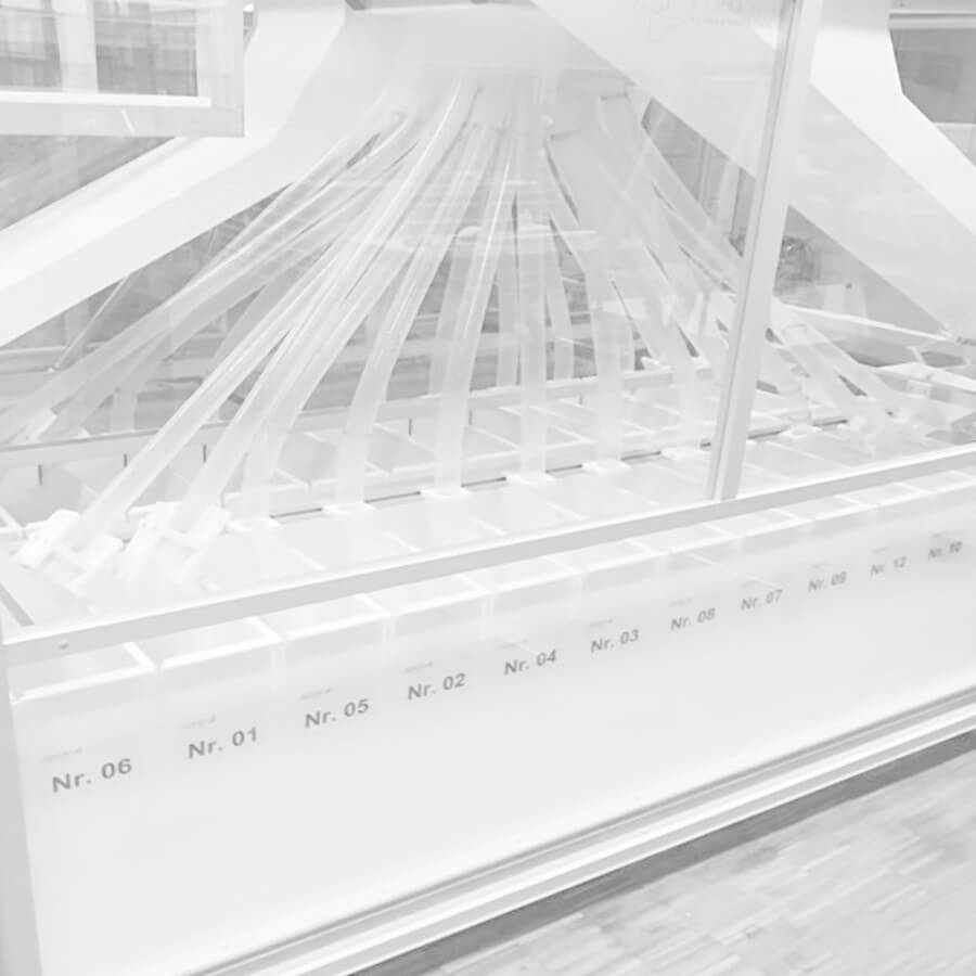 Kavitäten getrennte Ablagesysteme